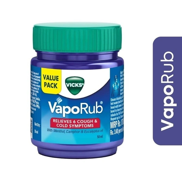 Vicks Vaporub (Reliefs from Cough & Cold)  50ml Pot