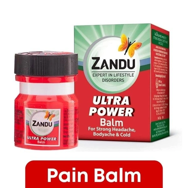 Emami Zandu Ultra Power Pain Balm  8ml Pot