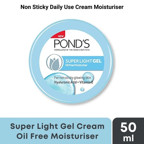 Ponds Super Light Gel (Non Sticky Cream)  50ml pot