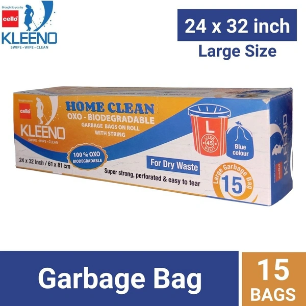 Cello Kleeno Garbage Bag Large Size (24 x 32 inch)  15pcs