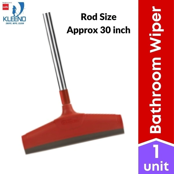 Cello Kleeno Standee Medium Bathroom Wiper Red (12in W x 3ft H)  1pcs