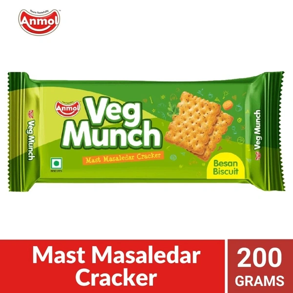 Anmol Veg Munch (Mast Masaledar Biscuits)  200gm