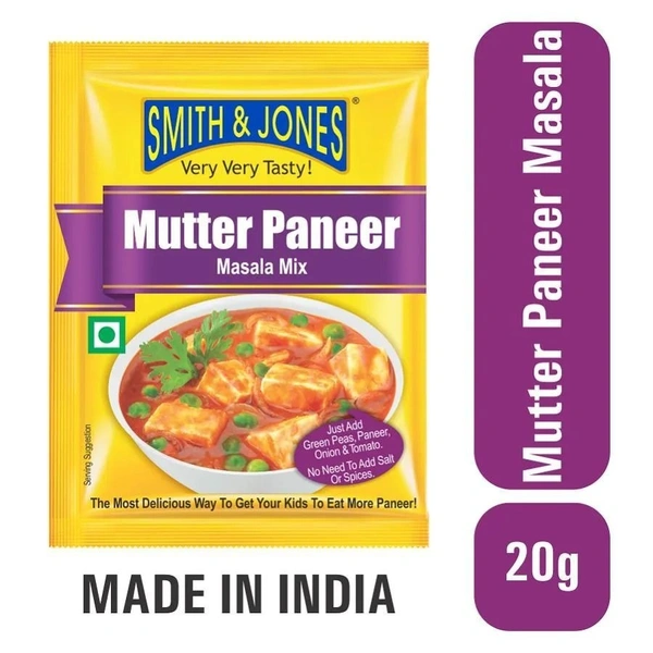 Smith & Jones Mutter Paneer Masala Mix 20gm