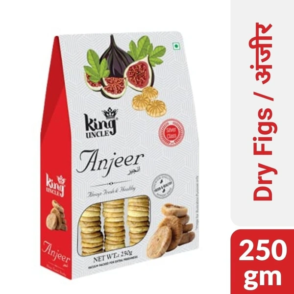 King Uncle Afghani Anjeer (Dried Figs) 250gm