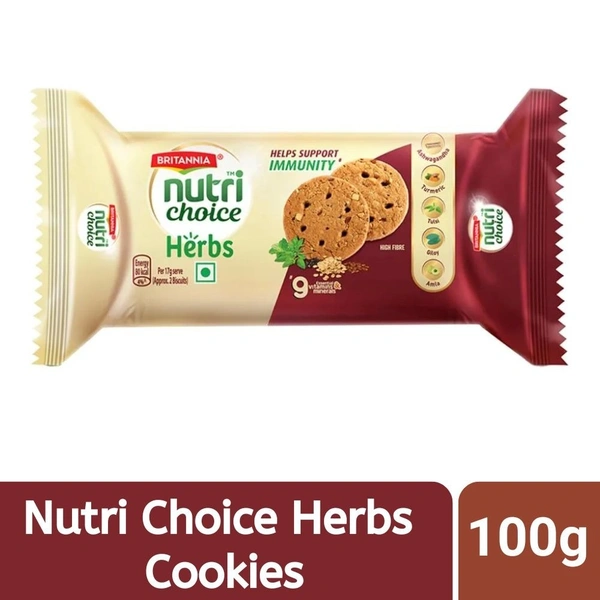 Britannia Nutri Choice Herbs Biscuit 100gm