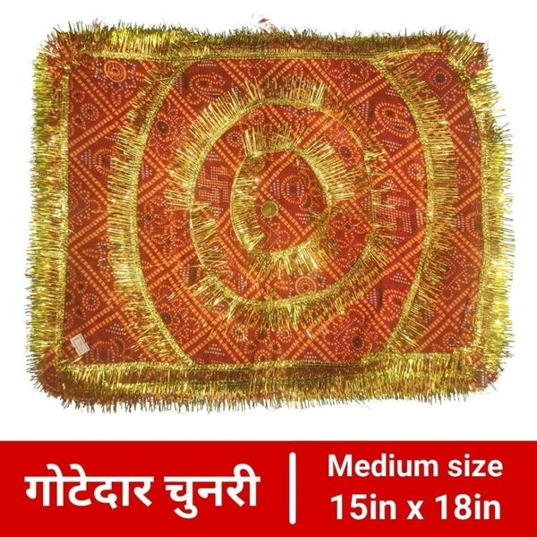 Gotedar Chunari Medium Round No.12 (15inx18in)