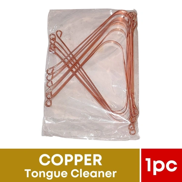Copper Jibhi / Copper Tongue Cleaner  1pc