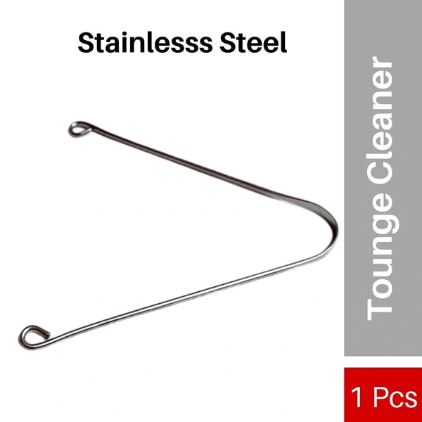 Steel Jibhi / Steel Tongue Cleaner  1pc