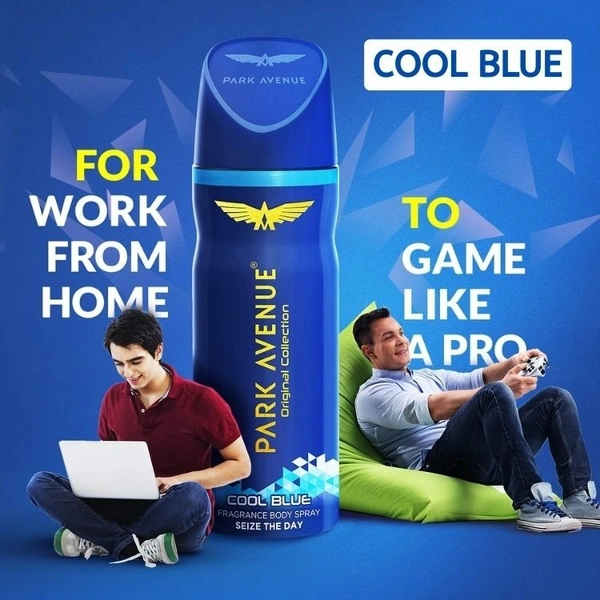 Park Avenue COOL BLUE Deodorant For Men  150ml Spray