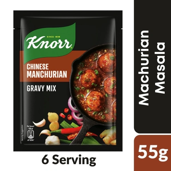 Knorr Chinese Manchurian Gravy Mix Masala (6 Serves) 55gm