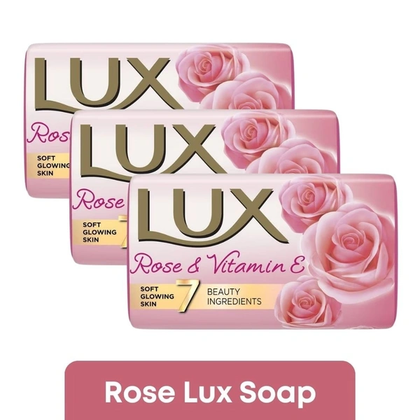 Lux Soft Touch Rose & Vitamin E Bathing Soap  150gm x 3pcs pack
