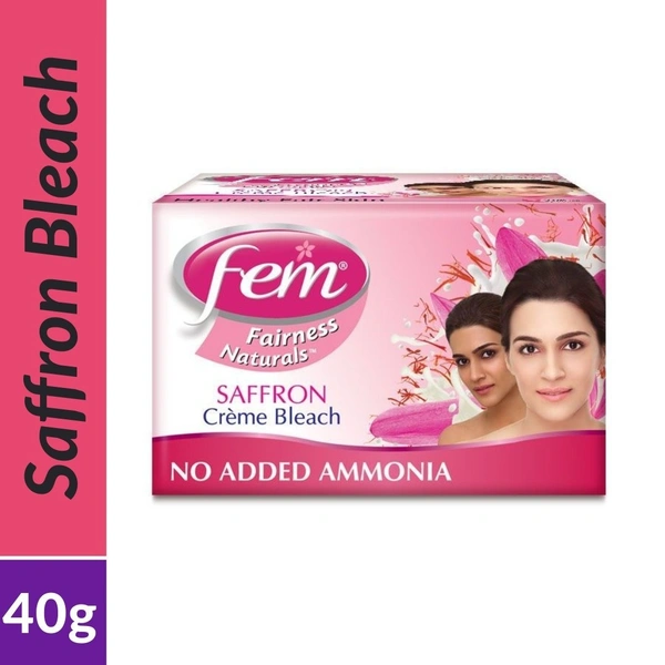 Fem Fairness Saffron Cream Bleach  40gm