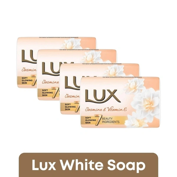 Lux Jasmine & Vitamin E White Bathing Soap  41gm x 4pc set