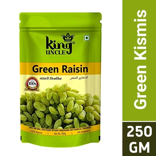 King Uncle Green Kismis Zipper 250gm