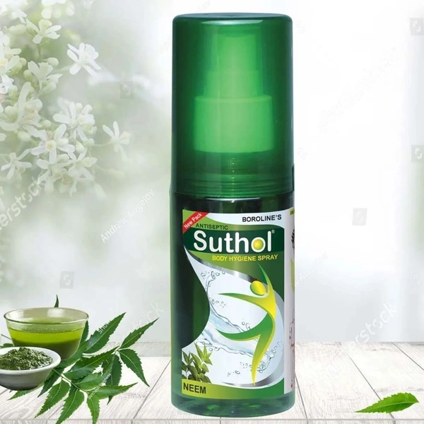 Suthol Natural Antiseptic Body Hygiene Spray (NEEM)  100ml Spray