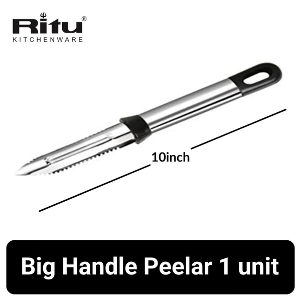 Ritu Big Pipe Handle Vegetable Peelar Knife (R-28)  1unit