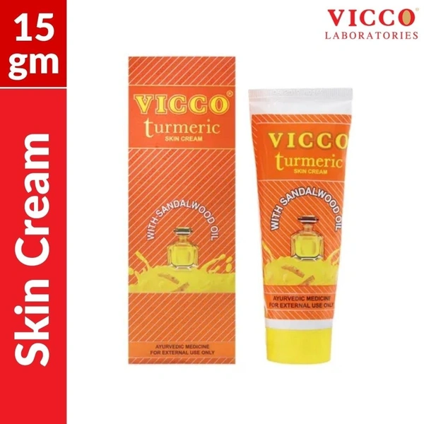 Vicco Turmeric Ayurvedic Skin Cream  15gm tube