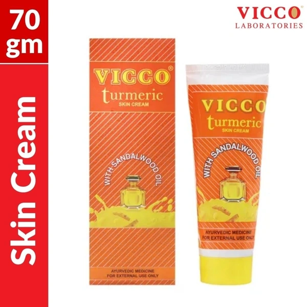 Vicco Turmeric Ayurvedic Skin Cream  70gm tube