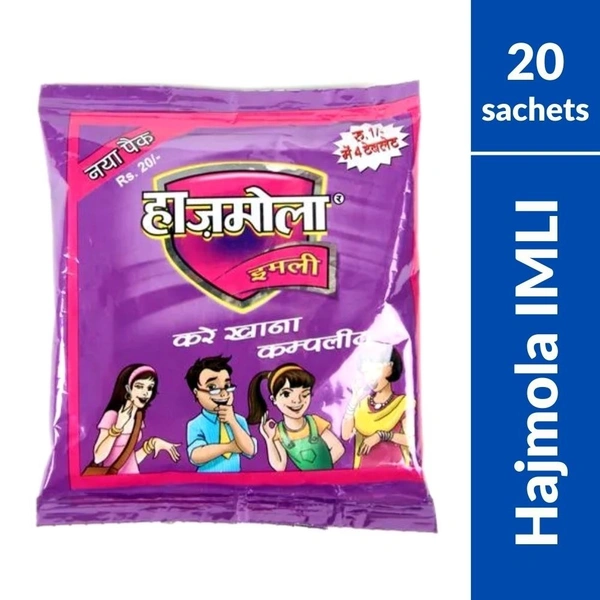 Hajmola Imli Digestive Tablets  20 Small Pouches