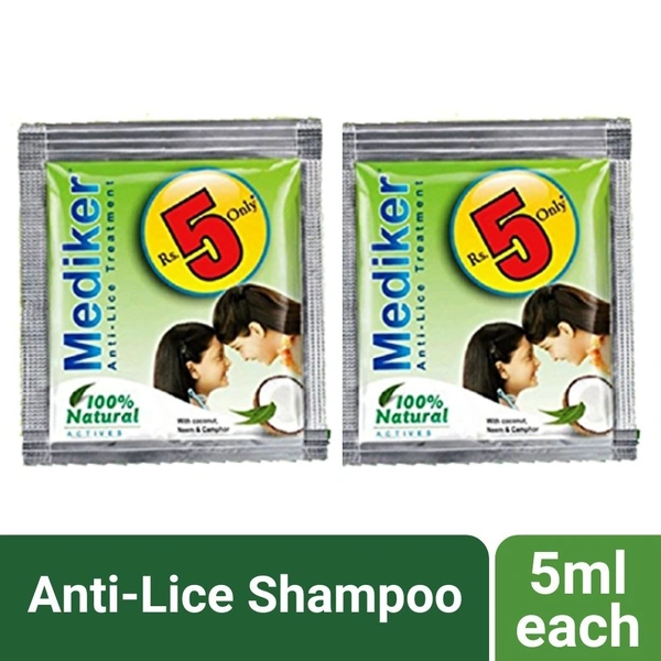 Mediker Anti Lice Treatement Shampoo  5ml x 2 pouches