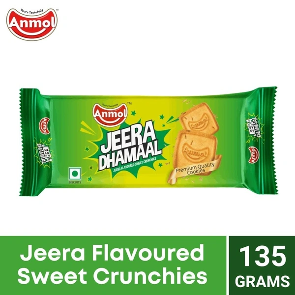 Anmol Jeera Dhamaal Sweet Crunchies Biscuits 133gm