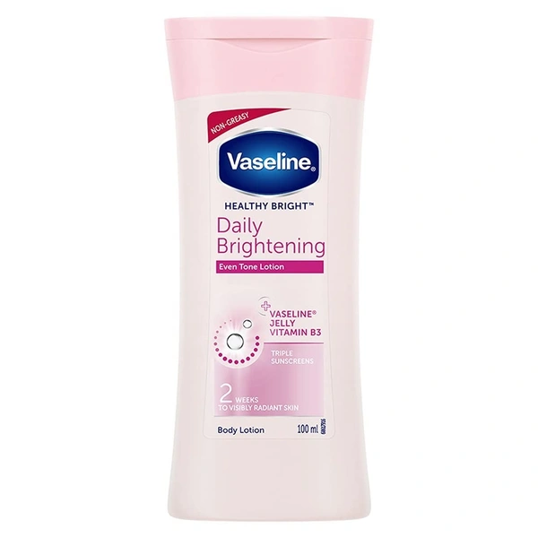 Vaseline Healthy Daily Brightening Body Lotion  100ml Bottle