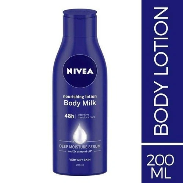 Nivea Body Milk Mosturising Body Lotion (For Very Dry Skin)  200ml Bottle