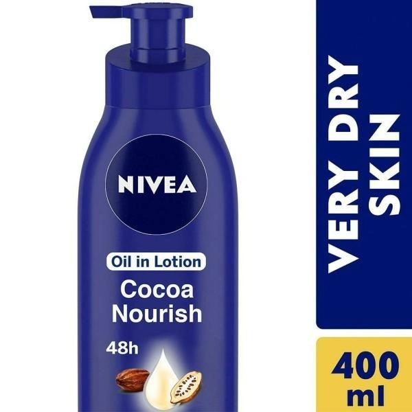 Nivea Cocoa Nourish Body Lotion with deep moisture serum  400ml Pump