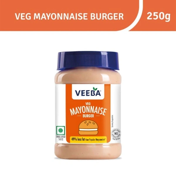 Veeba Veg Burger Mayonnaise 250gm