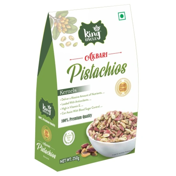 King Uncle Akbari Raw Pista (Kaccha Pista) 250gm