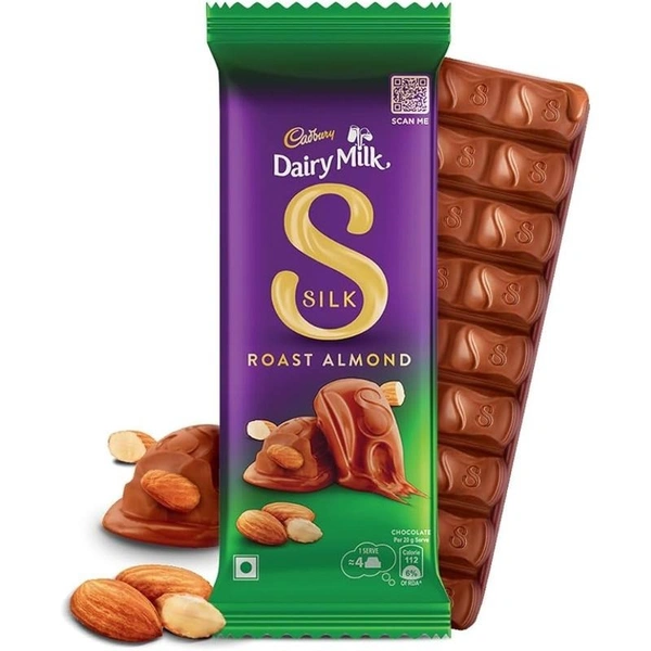 Cadbury Silk Roast Almond Chocolate Bar  137gm