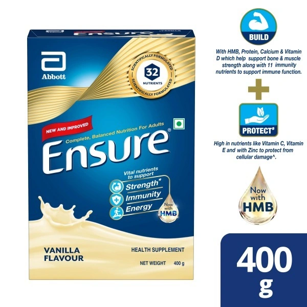 Ensure (Vanilla) Balanced Adult Nutrition Health Drink 400gm
