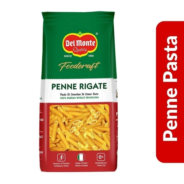 Delmonte Darum Wheat Penne Pasta (100% Suji Made)  500gm