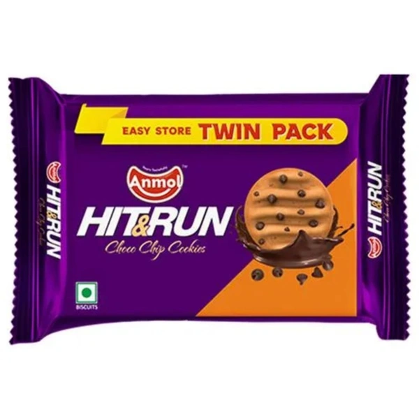 Anmol Hit & Run Choco Chip Cookies 132gm