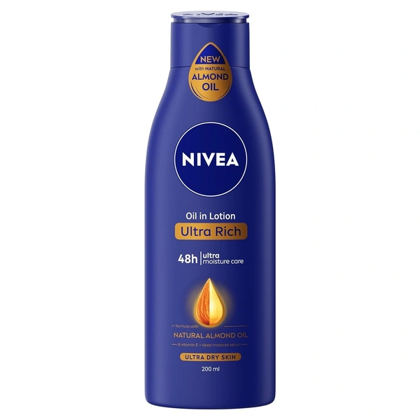 Nivea Ultra Rich Body Lotion  200ml Bottle