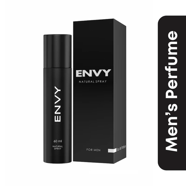 Envy Black Natural Perfume for Men (Long Lasting Perfume)  30ml Spray Bottle