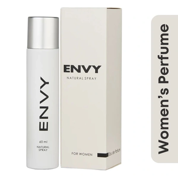 Envy White Natural Perfume for Women (Long Lasting Perfume)  60ml Spray Bottle