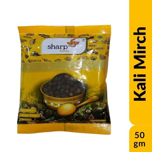 Sharp Foods Kali mirch 50gm