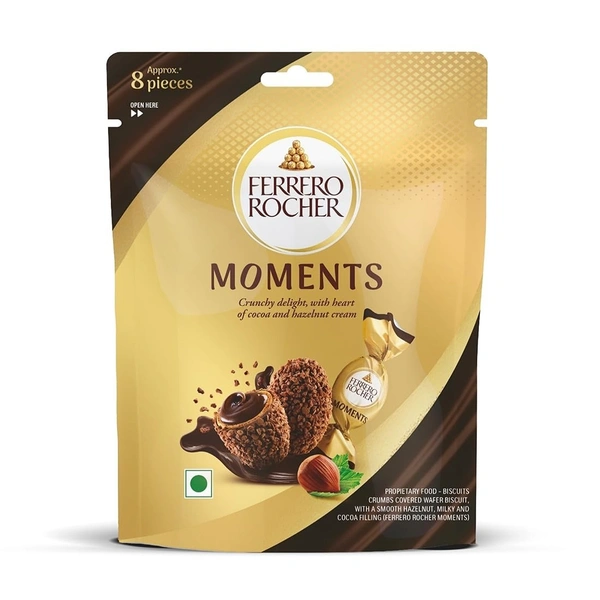 Ferrero Rocher Moments Crunchy Hazelnut Choco Wafer  46.4gm