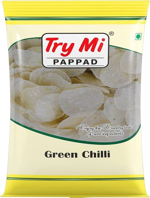 Try Mi Green Chilli Rice Papad 100gm