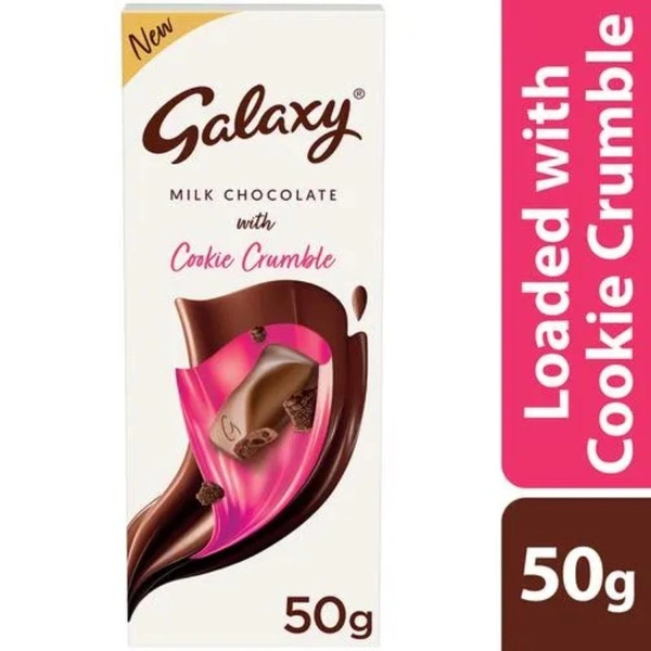 Galaxy Cookie Crumble Milk Chocolate  50gm