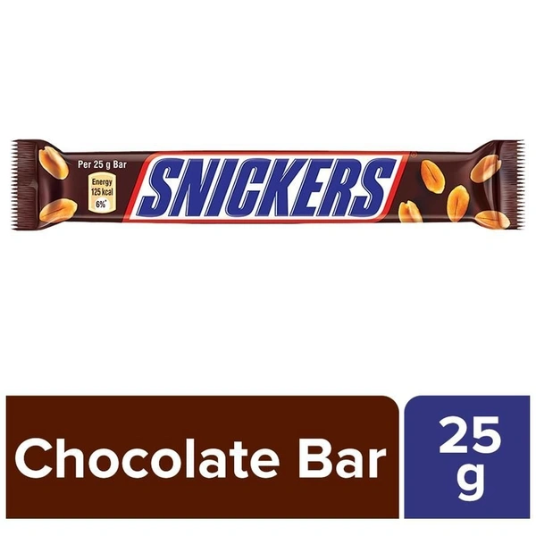 Snickers Peanut Chocolate Bar  25gm