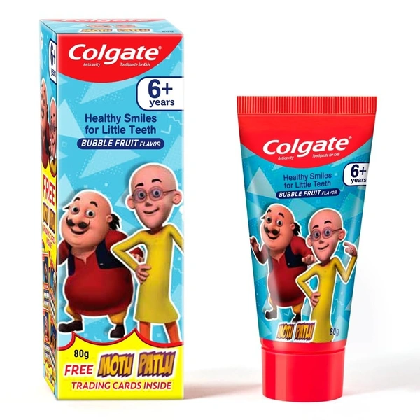 Colgate Kids Toothpaste BUBBLERUIT (Motu Patlu Edition)  80g