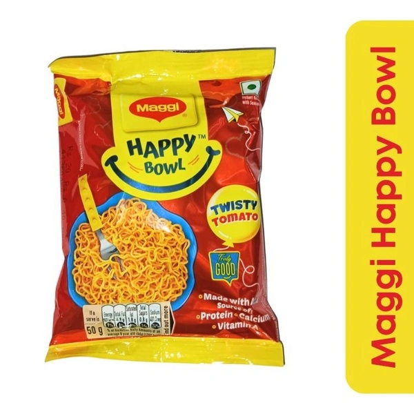 Maggi Happy Bowl Twisty Tomato (made with Atta)  50gm