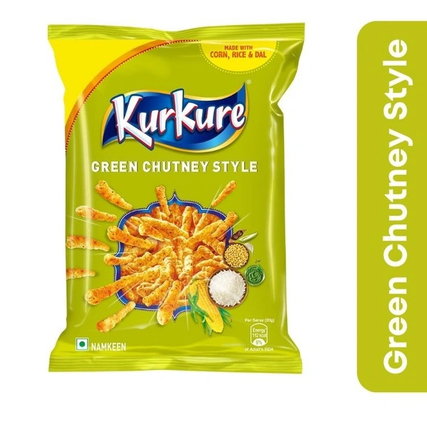 Kurkure Green Chutney Style Snack  75gm