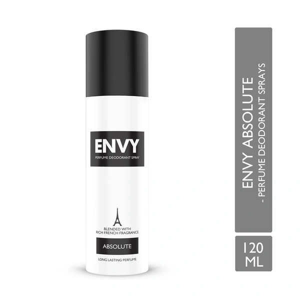 Envy ABSOLUTE French Deodorant for Men  120ml Spray Bottle