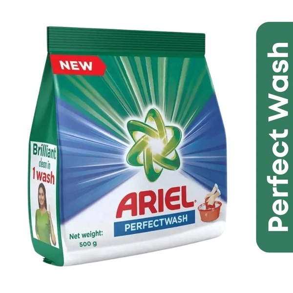 Ariel Perfect Wash Detergent Powder  500gm Pack