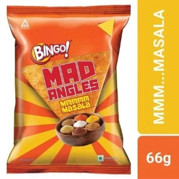Bingo Mad Angles Mmmmm Masala Chips  66gm