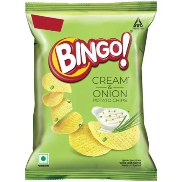 Bingo Cream & Onion Chips  50gm