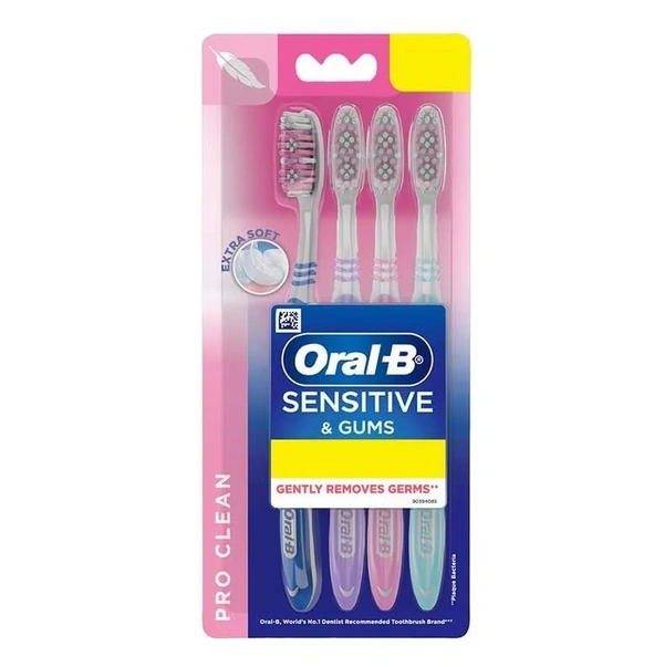 Oral B Pro Clean EXTRA SOFT Toothbrush  Pack of 4